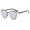 C5 silver frame with white mercury, variant on New fashionable polarized sunglasses for women, trendy European and American style, UV protection, slimming effect for round faces, unisex