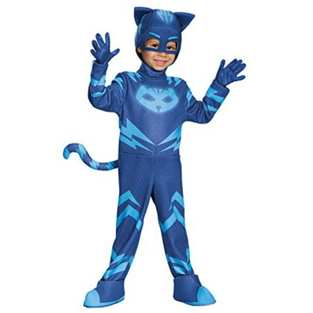 Disguise UHC Boy's PJ Masks Deluxe Catboy Outfit Funny Theme Child Halloween Costume, Child S 4-6