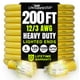 thumbnail image 1 of Cable de alimentación LifeSupplyUSA 61 m 12/3 AWG impermeable con luz, 1 of 8