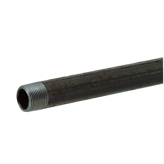 1 PK, Southland 587-300DB-Southland 1-1/2 In. x 30 In. Carbon Steel Threaded Black Pipe