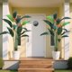 thumbnail image 1 of 2-pack of 7ft artificial bird of paradise plants con 17 trunks, artificial leaves, y 3 artificial flowers, 1 of 8