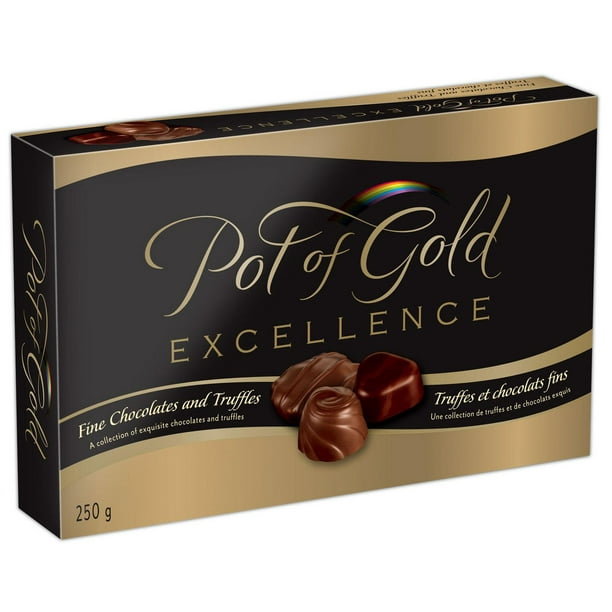 Collation Excellence POT OF GOLD de HERSHEY'S, chocolats fins et truffes, boîtes de chocolats, chocolat de Noël