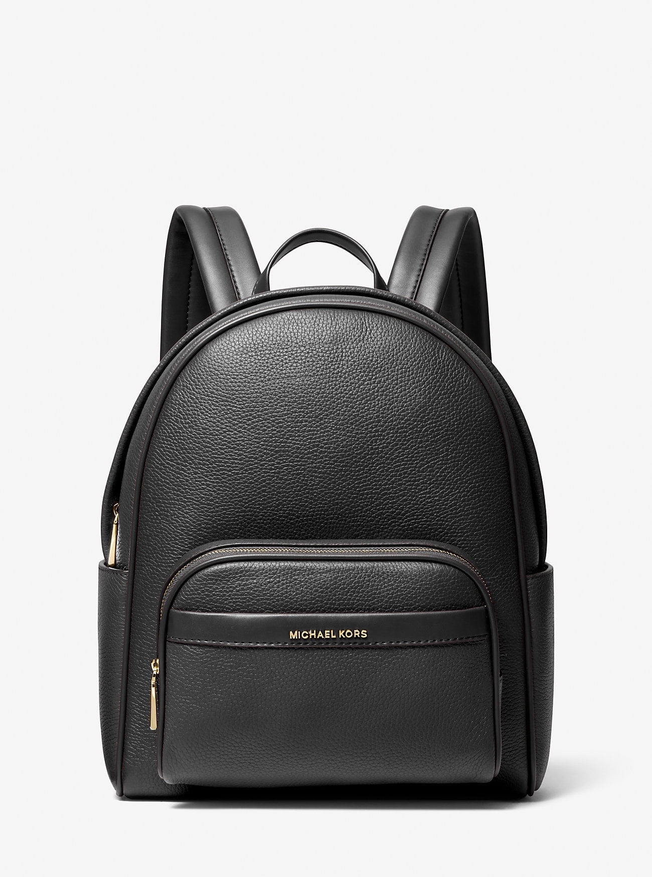 Michael Kors Women's Rhea Zip Medium Leather Backpack Black