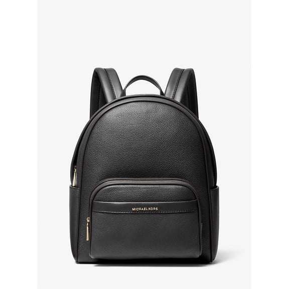 Michael Kors Women's Medium Bex Pebbled Leather Backpack, Black