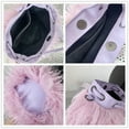 thumbnail image 6 of Imitation Wool Women's Plush Shoulder Bags Y2k Hot Girls Faux Fur Drawstring Bucket Bag Fashion Female Furry Purse Tote Handbags, 6 of 6