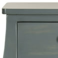 thumbnail image 4 of SAFAVIEH Thelma Solid Rustic End Table with Storage Drawer, Steel Teal, 4 of 5
