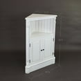 thumbnail image 4 of Wayborn White Birchwood Corner Cabinet 24″X11″X35″, 4 of 4
