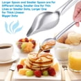 thumbnail image 3 of 7 Pcs Stainless Steel Kitchen Cooking Plating Tweezers Tongs Drawing Spoons Offset Spatula and Fish Spatula for Food Culinary Plating Decorating, 3 of 5