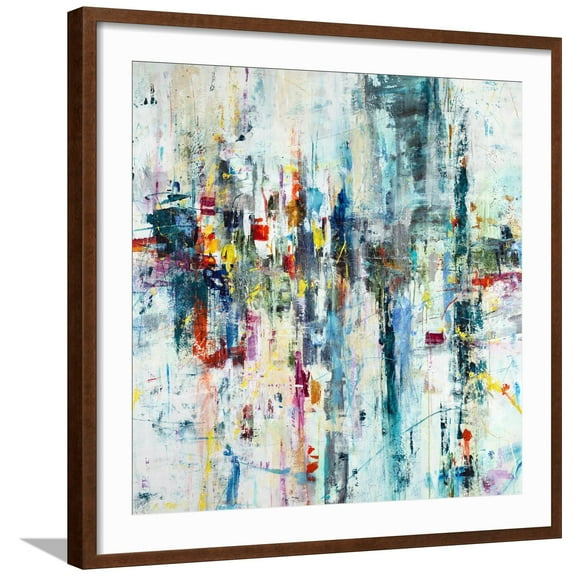 Art.com Upcoming Event Giclee Print by Jodi Maas, Brown Frame Wall Art, 29" x 29"