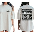 thumbnail image 3 of Unisex Christian Graphic T-Shirt, “Jesus Dropped the Charges” Double-Sided Faith Tee, Cotton Street Style Crew Neck Shirt, Sizes S–5XL, 3 of 7