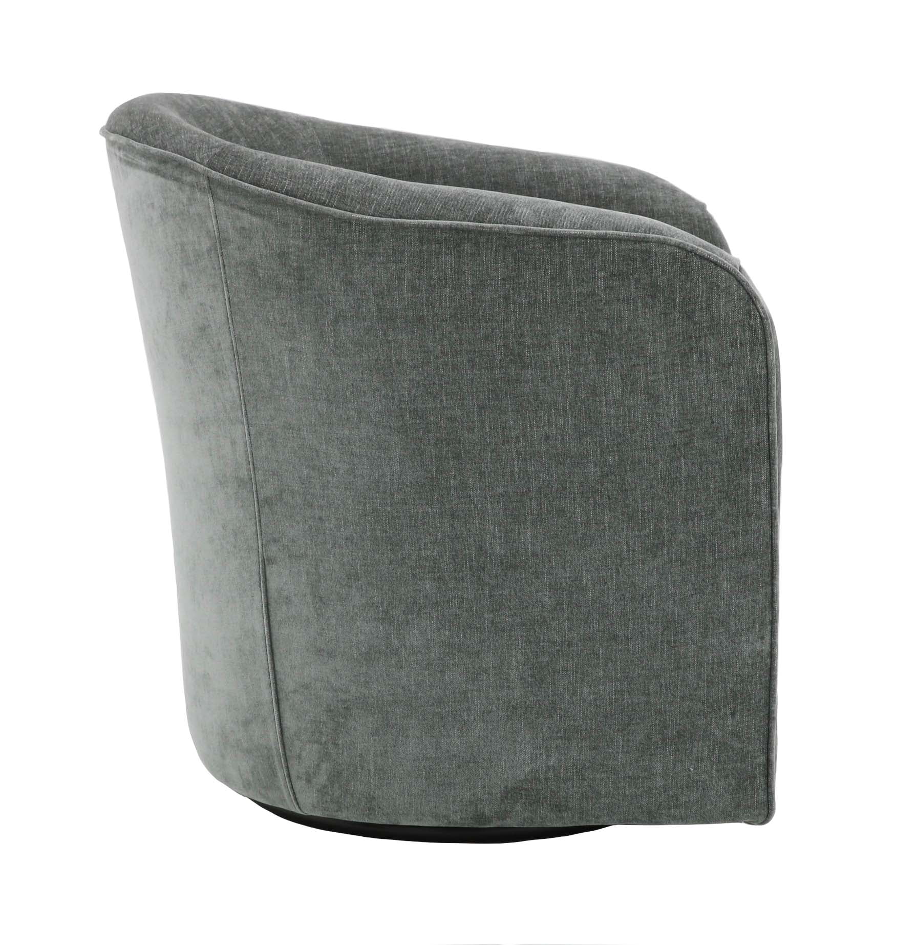 Mainstays Miles Swivel Accent Chair, Saganaga Charcoal