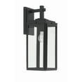 thumbnail image 3 of Crystorama Byron 1 Light Matte Black Outdoor Wall Mount - 6.5"W x 17"H x 7.75"D, 3 of 5