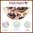 thumbnail image 3 of KLL Christmas Tree Skirt,Party Decorations Farmhouse for Christmas Decorations Holiday Party 30" -Cute Forest Mushrooms, 3 of 6