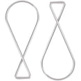 thumbnail image 1 of Paquete de 120 ganchos para techo, ganchos para colgar en techos suspendidos de azulejos, rejilla o techos suspendidos, ideales para oficinas, aulas, hogares y bodas., 1 of 7