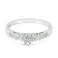 thumbnail image 6 of 14K White Gold Diamond Cluster Ring, 6 of 6
