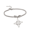 thumbnail image 1 of Pulsera Nudo Bruja Acero Inoxidable Malubero Plata, 1 of 5