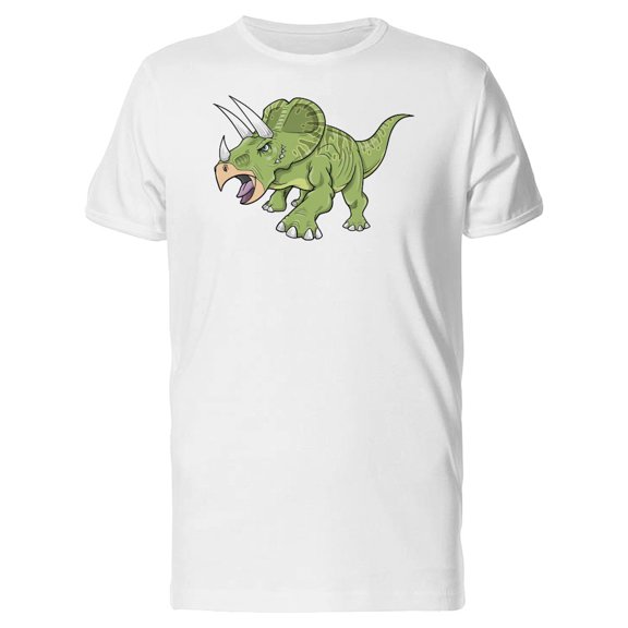 Triceratops Dinosaur Tee Men's -Image by Shutterstock