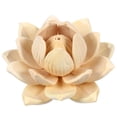 thumbnail image 1 of EeaseCA Tabletop Decor Wood Lotus Ornament Lotus Decor Desktop Adornment Home Decoration, 1 of 8