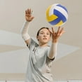 thumbnail image 3 of FUTUREORYY Volleyball Outdoor Training Ball 1Pack Yellow PU for Professionals, 3 of 8