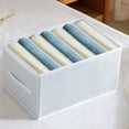 thumbnail image 1 of Organizer Set - 1 Extra High Compartments For T-Shirts  Sweaters & Underwear - Organization Boxes Made Of Fabric, 1 of 6