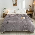 thumbnail image 2 of EARKITY Fleece Blanket, Throw Blanket, Lightweight Bed Blanket, Super Soft Microfiber Flannel Blankets for Couch, Bed, Sofa, Ultra Luxurious Warm and Cozy for All Seasons, 2 of 5