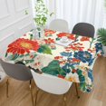 thumbnail image 2 of Yayeee Tablecloths 54" x 54" Rectangle Wrinkle Resistant Party Table Cover, Colorful Flowers Pattern, 2 of 8