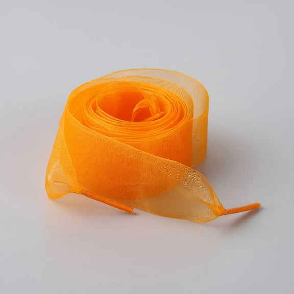 XmhyTop-A 2 Pairs Ribbon Shoe Laces,120*2.3cm Fashion Decorative Sneaker Laces for Shoes,S25