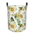 thumbnail image 1 of Balery Watercolor Bright Sunflowers Cesta de ropa redonda con asas, impermeable, independiente, para ropa, juguetes, dormitorio y familia-Medium, 1 of 6