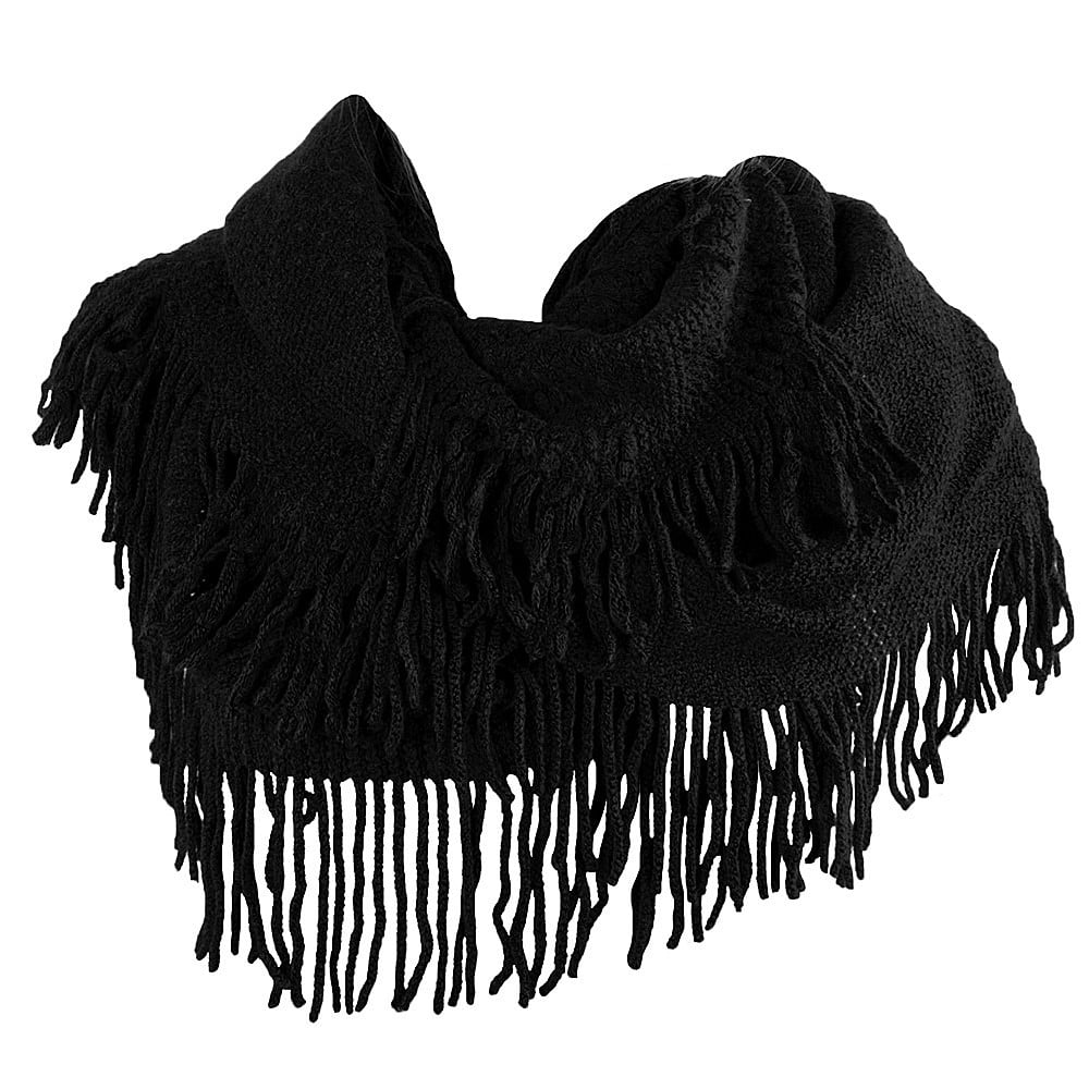 Light Weight Travel Warm Wrap Blanket Fringed Scarf