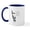 White/Navy Inside, variant on CafePress - Veni, Vidi, Vici Mug - 11 oz Ceramic Mug - Novelty Coffee Tea Cup