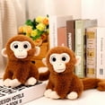 thumbnail image 3 of Punch Monkey Plush, 7 Inch Sitting Big-Eyed Monkey, Emotional Support Plush, Monkey Stuffed Animal, Stuffed Monkey, Zoo Gift for Adults & Teens, 3 of 6