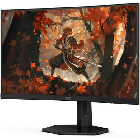 AOC C27G4X 27-Inch Curved Gaming Monitor, FHD 1920x1080, 180Hz, FreeSync, HDR10, VA Panel, 0.5ms Response