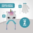 thumbnail image 4 of Peak 2 Peak Girls Fox Face Beanie Winter Hat and Glvoes Cold Weather Set, Age 4-9, 4 of 5