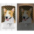 thumbnail image 2 of Caroline's Treasures SS4289CNL Bull Terrier Candy Corn Halloween Portrait Ceramic Night Light, 6x4x3", multicolor, 2 of 2