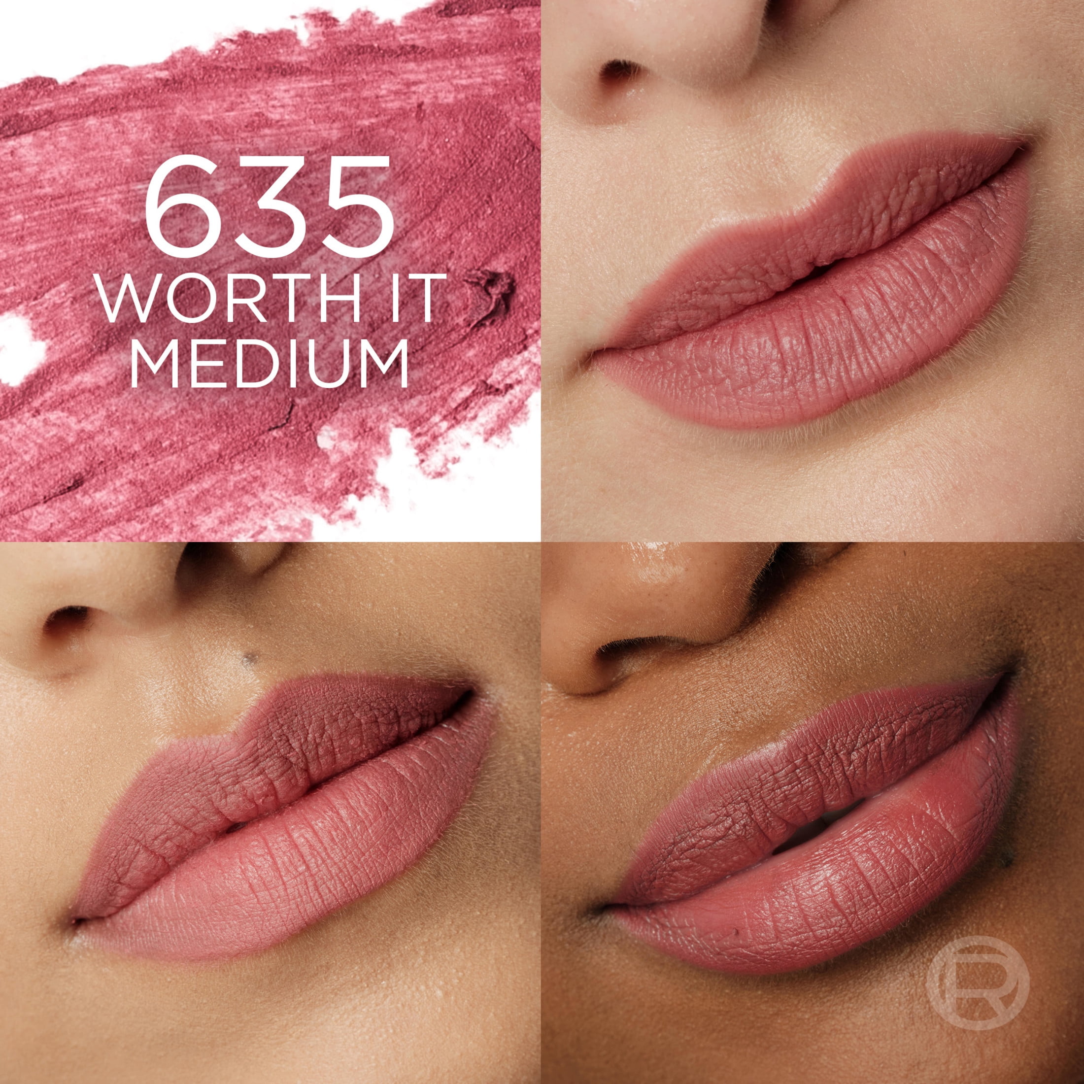 L'Oreal Paris Blurfiller Blurring Lip Contour Lip Liner, Worth It Medium, 0.21 oz