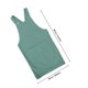 thumbnail image 2 of OUNONA Delantal De Cocina De Lino Color Verde Con Bolsillo Frontal Práctico, 2 of 8