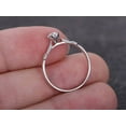 thumbnail image 5 of 1CT Round Cut Lab Created Diamond Women's Engagement Ring 14K White Gold Plated, 5 of 5