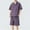 3#Purple, variant on JXMVOJ Men's Summer Polyester Short Sleeve Shirt & Shorts Set | Lightweight Comfortable | Turndown Collar Stylish Design | Casual Daily Outdoor Wear | Spring/Summer Fashion for Men