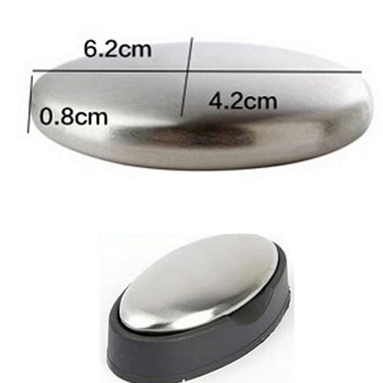 2Pcs kitchen stainless steel soap Bar Odor Remover Kitchen Gadgets