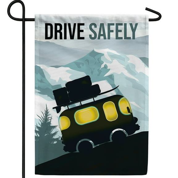 America Forever Camping Garden Flag 12.5 x 18 Inch Double Sided Camping Trailer Van RV Flags for Campers Seasonal Yard Outdoor Decorative Flag