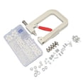 thumbnail image 1 of Perle Manuelle de Réglage de la Machine, le Positionnement Précis Presse à Main Simple d'Utiliser le Kit de Machine de Réglage de Perle Rond Fermement Fixé pour les Vêtements, 1 of 8