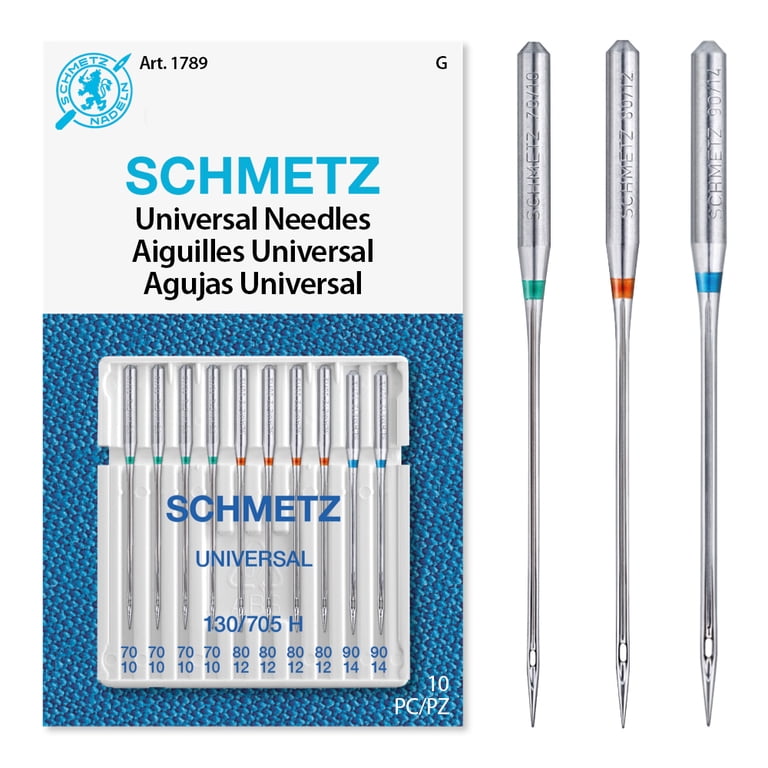 Schmetz Universal Sewing Needles - Size 7/10 80/12 90/14, 10ct