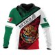 thumbnail image 3 of Sudadera con capucha de águila mexicana para hombre, emblema de México, bandera nacional, estampado 3D, sudaderas con capucha de manga larga, ropa unisex informal de gran tamaño, 3 of 5