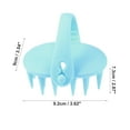 thumbnail image 2 of 2 Pcs Massage Comb Shampoo Brush Scalp Care Products for Hair Growth Light Blue Purple Resin, 2 of 7