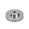 thumbnail image 4 of Befenybay 2Kit 2GT rueda síncrona 20 y 80 dientes polea de sincronización de aluminio de 8 mm de diámetro con 2 piezas de longitud 250 mm ancho 6 mm correa (20-80T-8B-6), 4 of 5