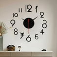 thumbnail image 3 of 3D Frameless Wall Clock, Silent DIY Wall Clock Number Wall Stickers Home Decor, 3 of 4