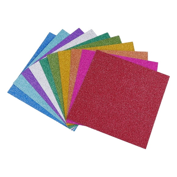 100 Pcs 1Ensemble Beaux Accessoires de Fabrication Faits à la Main Papier Pailleté (Coloré)