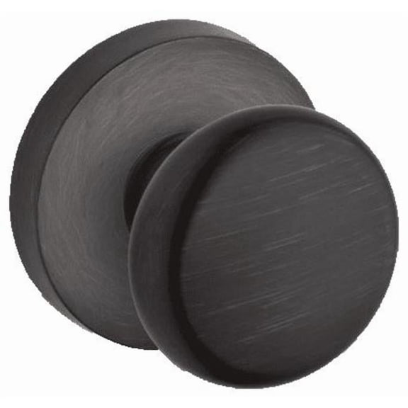 Baldwin Hd.Rou.Crr Round Non-Turning One-Sided Surface Mount Dummy Door Knob - Bronze