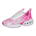 thumbnail image 5 of Mesh Running Shoes for Women Chunky Air Cushion Fashion Sneakers Lace up Antislip Trainers Athletic Shoes Lightweight Walking Shoes Pink Size 10.5, 5 of 5