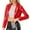 Red, variant on Women's Leather Jacket Shiny Metallic Long Sleeve Cropped Motorcycle Coat Long down Coats for Women Lightweight Winter Jacket Women Laundry Coats Her Leather Coat Rain Trench Coat Women with Hood